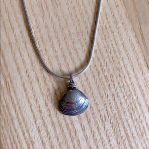Sterling silver seashell necklace